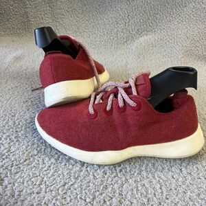 All birds Sneakers Womens 6 Red  Merino Wool Runners Low Athletic 0116NVK